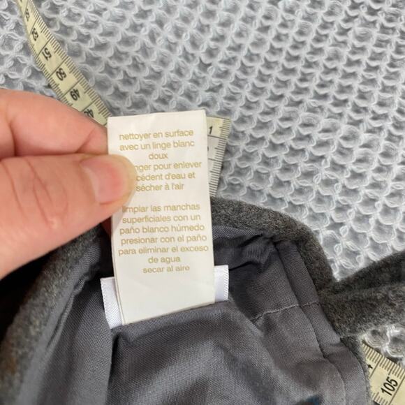 West Elm Holiday Gray Wool Blend Beaded Stocking - Picture 8 of 10